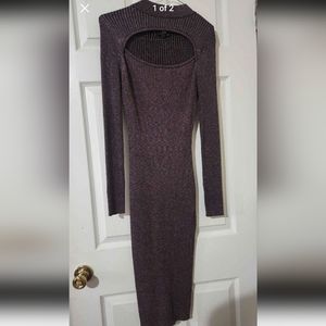 Women dress - Purple- Size M